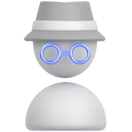 Invisible Man  3D Icon