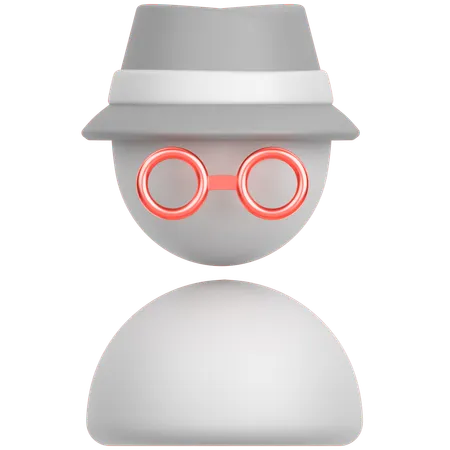 Invisible Man  3D Icon