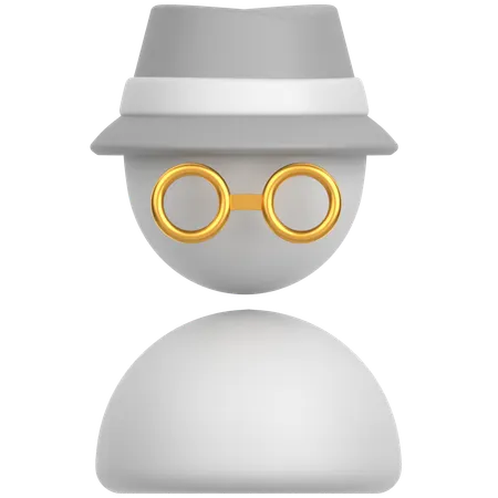 Invisible Man  3D Icon