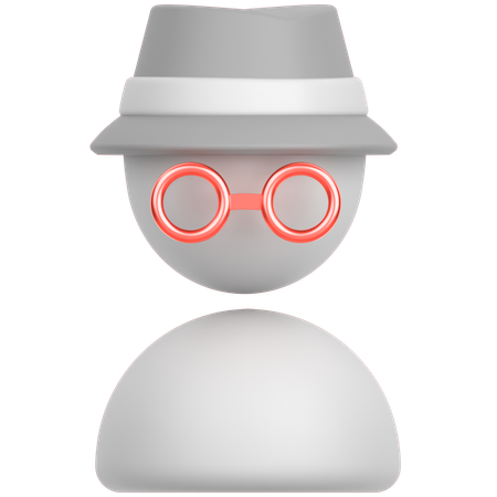 Invisible Man  3D Icon