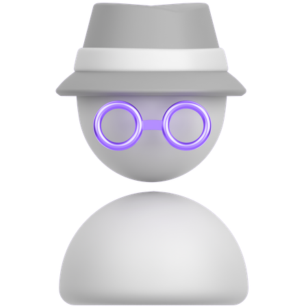 Invisible Man  3D Icon