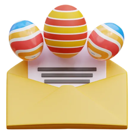 Invitación de huevo de pascua  3D Icon