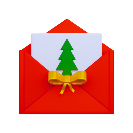 Invitación de Navidad  3D Icon