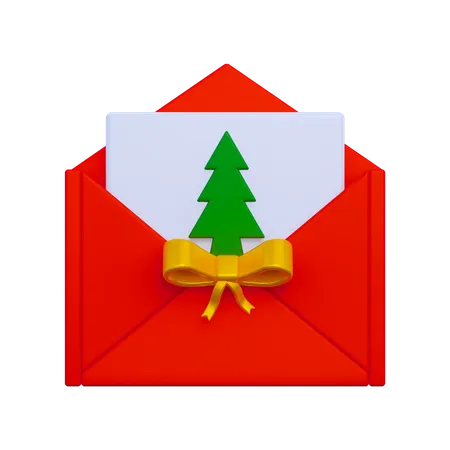 Invitación de Navidad  3D Icon