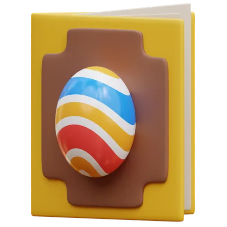 Invitación de tarjeta de huevos de pascua  3D Icon