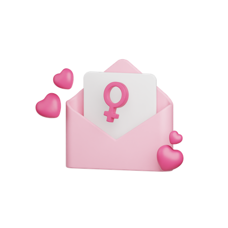 Invitation à la journée de la femme  3D Icon
