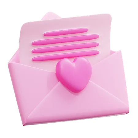 Invitation de mariage  3D Icon