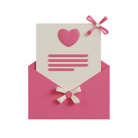 Invitation de mariage  3D Icon