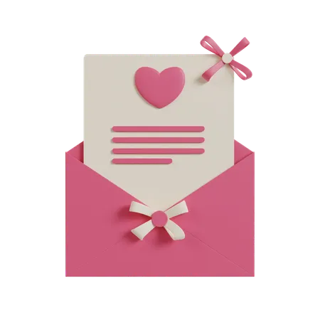 Invitation de mariage  3D Icon