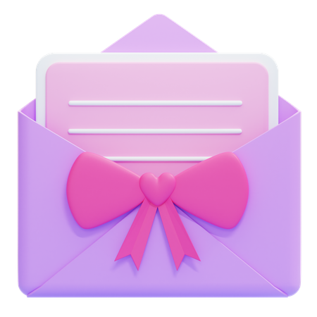 Invitation de mariage  3D Icon