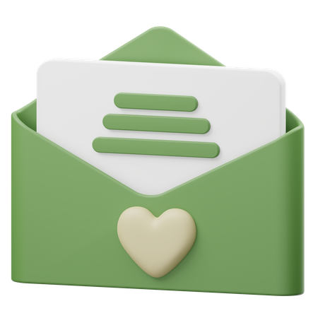 Invitation de mariage  3D Icon