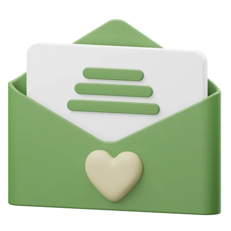 Invitation de mariage  3D Icon