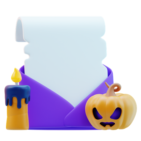 Invitation d'Halloween  3D Icon