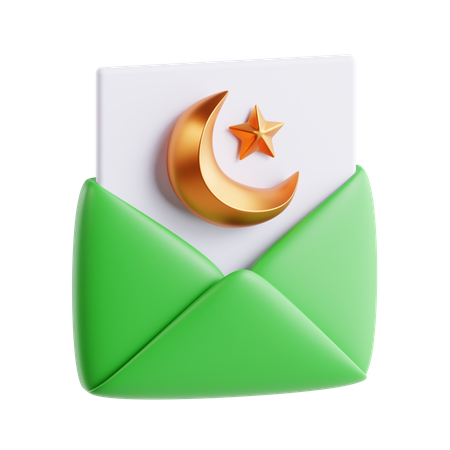 Invitation au ramadan  3D Icon