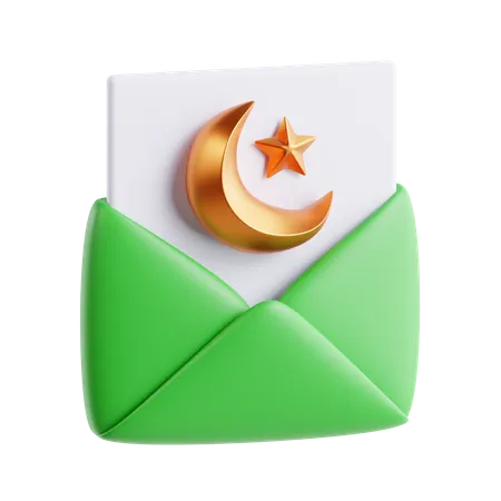 Invitation au ramadan  3D Icon