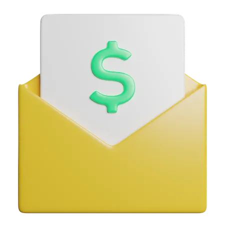 Email Message Communication 3D Icon