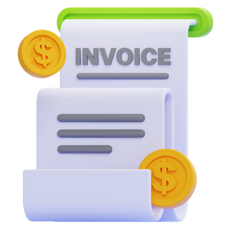 Invoice  3D Icon