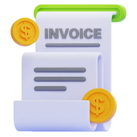 Invoice  3D Icon