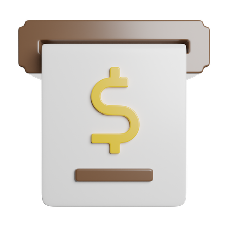 Invoice  3D Icon