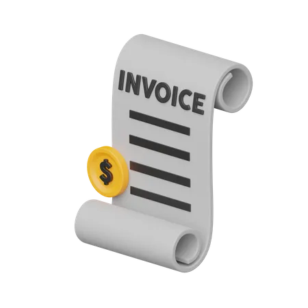 Invoice  3D Icon