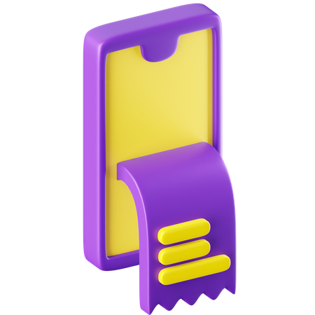 Invoice  3D Icon