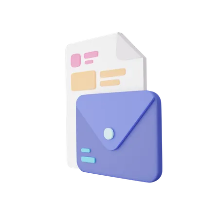 Invoice  3D Icon