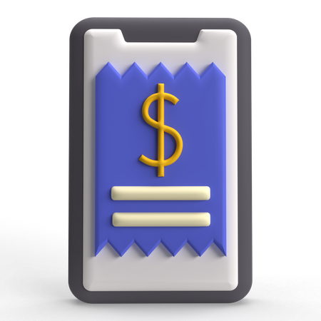 Invoice  3D Icon