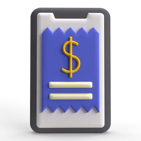 Invoice  3D Icon