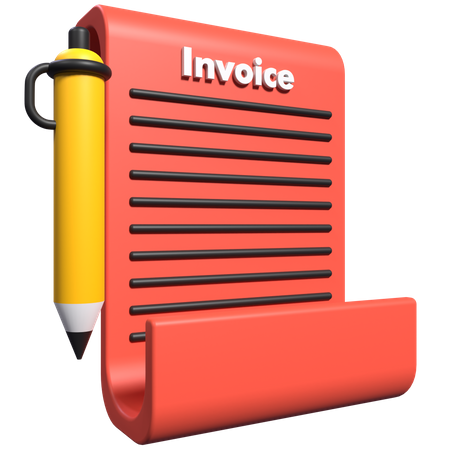 Invoice  3D Icon