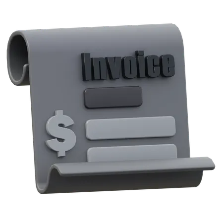 Invoice  3D Icon