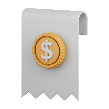 Invoice  3D Icon