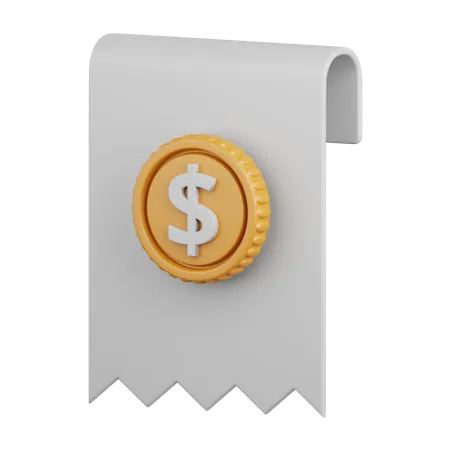 Invoice  3D Icon