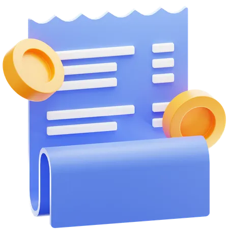 Invoice  3D Icon