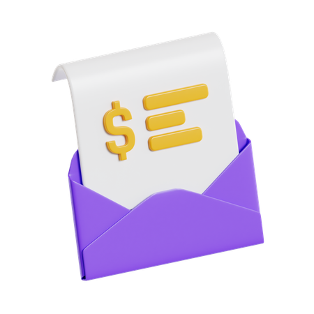 Invoice  3D Icon