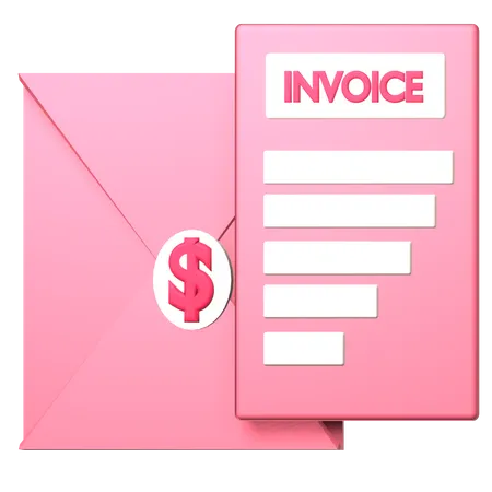 Invoice  3D Icon