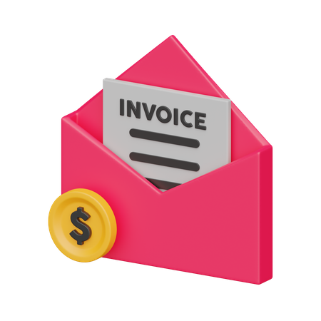 Invoice  3D Icon