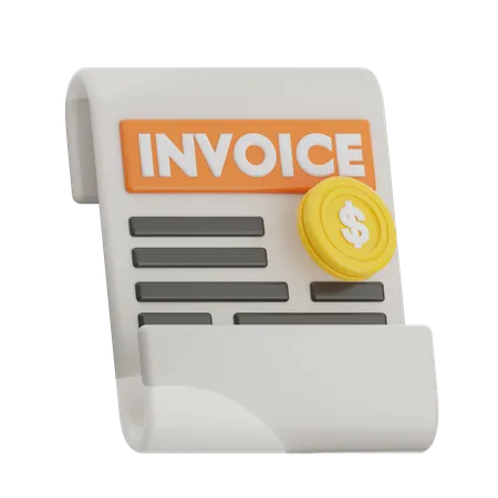 Invoice  3D Icon