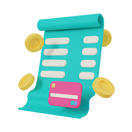 Invoice  3D Icon