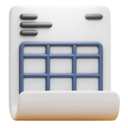 INVOICE  3D Icon