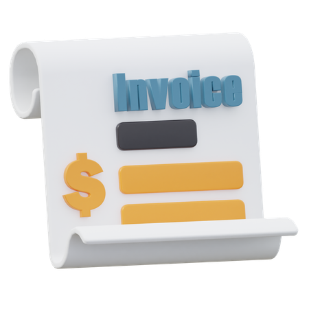 Invoice  3D Icon