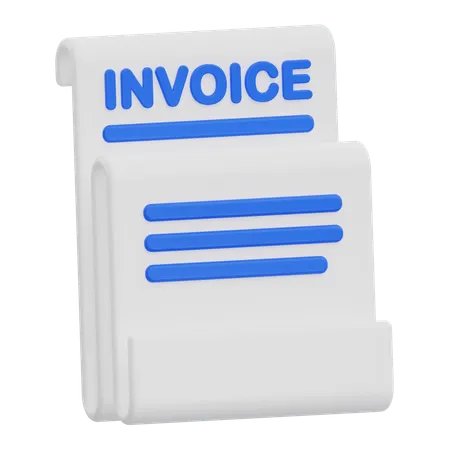 Invoice  3D Icon