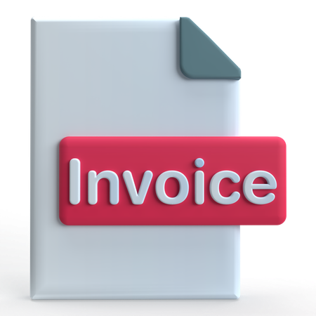 Invoice  3D Icon