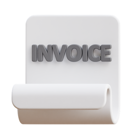 Invoice  3D Icon