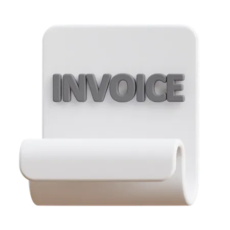 Invoice  3D Icon