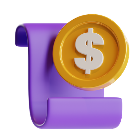 Invoice  3D Icon