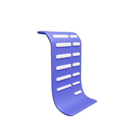 Invoice  3D Icon