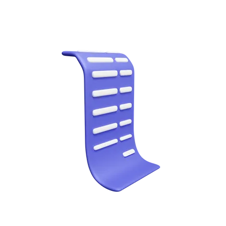 Invoice  3D Icon