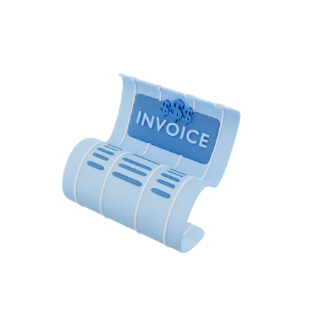 Invoice  3D Icon