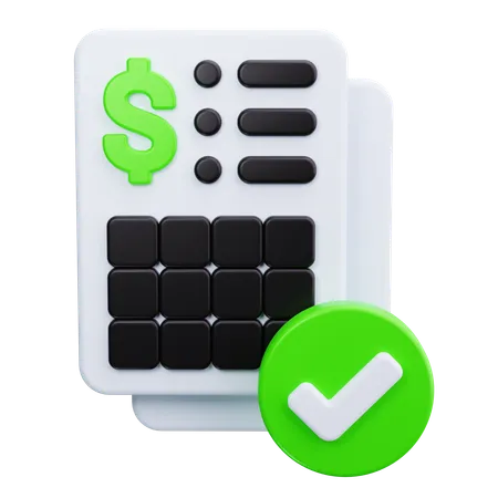 Invoice  3D Icon