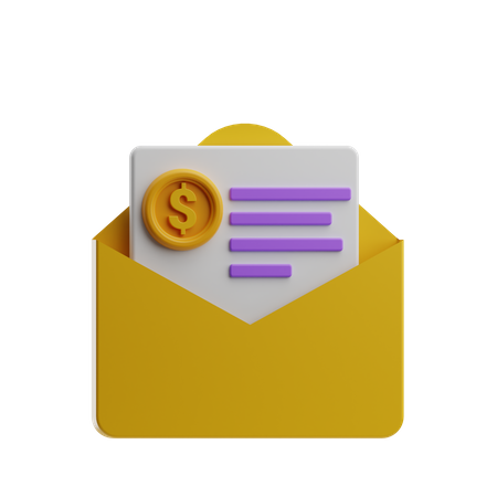 Invoice  3D Icon